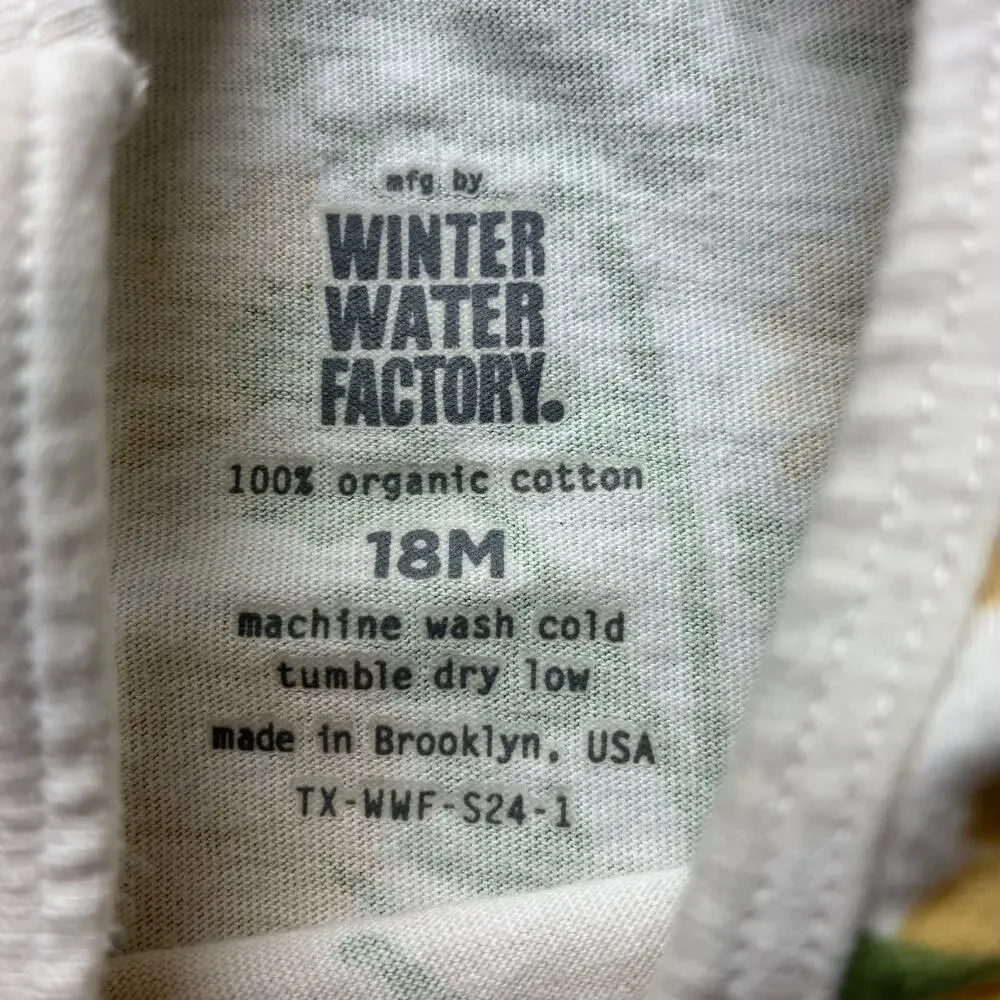 Winter Water Factory Organic Cotton Floral Romper